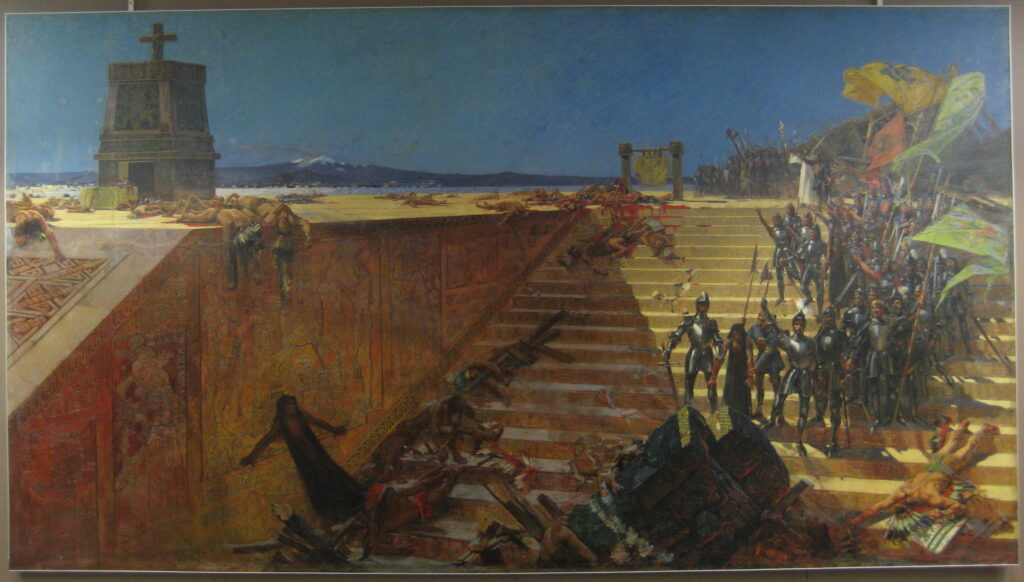 Last Days of Tenochtitlan by William de Leftwich Dodge, 1899.