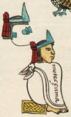 Moctezuma from the Codex Mendoza.
